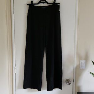 Piazza Sempione black slacks-Wool and Spandex- size IT44 (Wmn's L)